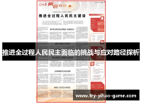 推进全过程人民民主面临的挑战与应对路径探析